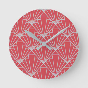 Art Deco  Runde Wanduhr