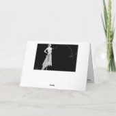 Art Deco Russell Patterson Dankeskarte (Rückseite)