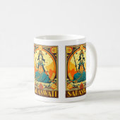 Art Deco Saraswati Kaffeetasse (VorderseiteRechts)