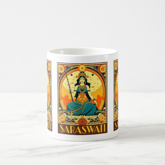 Art Deco Saraswati Kaffeetasse (Mittel)