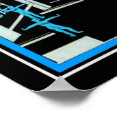 Art Deco 'Satanic Ballet' - Aleksandra Ekster 1922 Poster (Ecke)