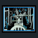 Art Deco 'Satanic Ballet' - Aleksandra Ekster 1922 Poster<br><div class="desc">1922 Art Deco Malerei mit dem Titel "Satanisches Ballett" von Aleksandra Ekster</div>