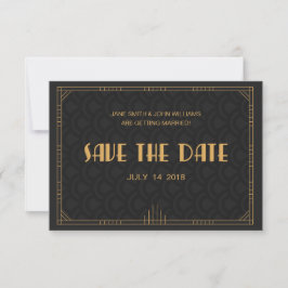 Art Deco Save the Date
