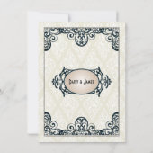 Art Deco Save the Date (Rückseite)