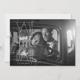 Art Deco Save the Date | Foto Einladung
