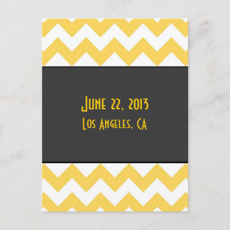 Art Deco Save the Date Postkarte