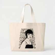 Art Deco Schauspieler Große Tote Tasche