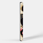 ART DECO SCHAUTY FASHION RED RUBY GEMSTONE MONOGRA Case-Mate iPhone HÜLLE (Rückseite / Rechts)