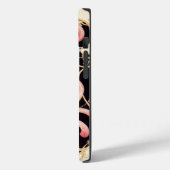 ART DECO SCHAUTY FASHION RED RUBY GEMSTONE MONOGRA Case-Mate iPhone HÜLLE (Rückseite / Links)