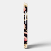 ART DECO SCHAUTY FASHION RED RUBY GEMSTONE MONOGRA Case-Mate iPhone HÜLLE (Rückseite / Links)