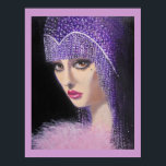 ART DECO SCHAUTY POSTER<br><div class="desc">Original Acrylmalerei auf Leinwand, von Dian... ... ... Eine wunderschöne Fantasiefrau aus der Zeit des Dekos, einer Zeit, in der Frauen ultra feminin waren, und die Mode elegant war, wie auch die Architektur. Eine kurze Lebenszeit, die man sich erinnern sollte. Dieses Bild passt perfekt in die heutige Dekoration und sieht...</div>