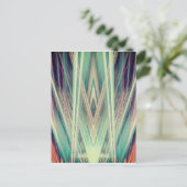 Art Deco Scheinwerfer Muster Postkarte (Stehend Vorderseite)