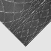 Art Deco Schiefergraues Deko-Tissue Seidenpapier (Ausschnitt)