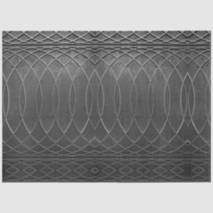 Art Deco Schiefergraues Deko-Tissue Seidenpapier