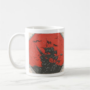 Art-Déco-Schiff der 1930er Jahre im Sturmsee Kaffeetasse