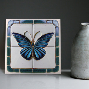 Art Deco Schmetterling Wanddekoration Art Nouveau Fliese