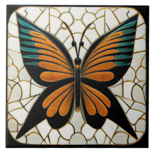 Art Deco Schmetterling Wanddekoration Art Nouveau  Fliese