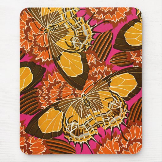 Art-Déco-Schmetterlinge von Seguy - Mousepad (Vorne)