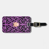 Art Deco Schmiedeeisen 2 Gepäckstück Gepäckanhänger (Vorderseite horizontal)