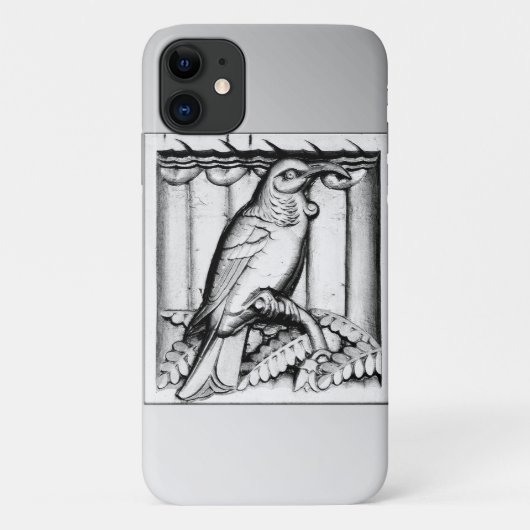 Art Deco Schnitzereifalke - silber Case-Mate iPhone Hülle (Rückseite)