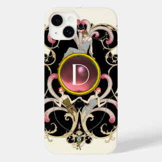 ART DECO SCHÖNHEIT FASHION PINK GEMSTONE MONOGRAMM Case-Mate iPhone 14 PLUS HÜLLE