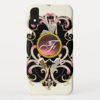 ART DECO SCHÖNHEIT FASHION PINK GEMSTONE MONOGRAMM Case-Mate iPhone HÜLLE