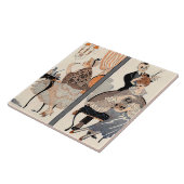 Art Deco Schönheit Fliese (Seite)