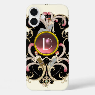 ART DECO SCHÖNHEIT MODE ROSAFARBENER EDMELSTEIN MO iPhone 16 PLUS HÜLLE