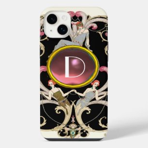 ART DECO SCHÖNHEIT MODE ROSAFARBENER EDMELSTEIN MO iPhone 14 PLUS HÜLLE
