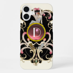 ART DECO SCHÖNHEIT MODE ROSAFARBENER EDMELSTEIN MO iPhone 16 PLUS HÜLLE