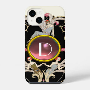ART DECO SCHÖNHEIT MODE ROSAFARBENER EDMELSTEIN MO iPhone HÜLLE