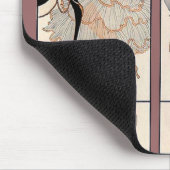 Art Deco Schönheit Mousepad (Ecke)