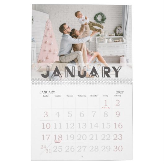 Art Deco Schriftart | Foto 2026 Kalender (Jan 2027)