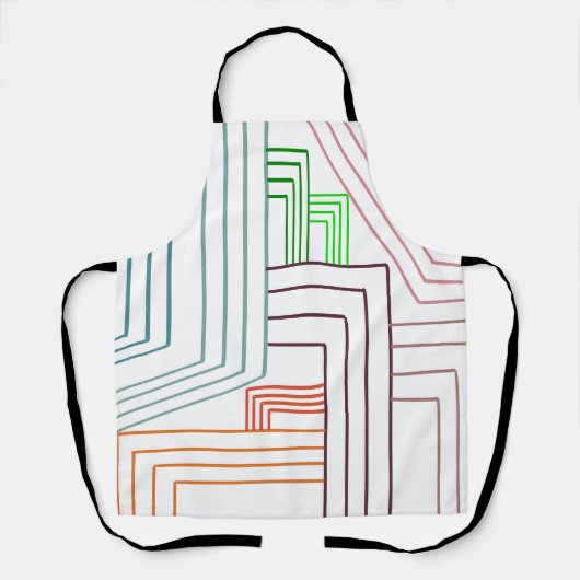 Art Deco Schürze (Vorderseite)