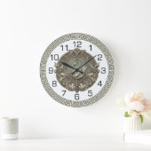 Art Deco Schwan Große Wanduhr (Zuhause)