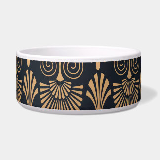 Art Deco Schwarz Gold: Retro. Napf