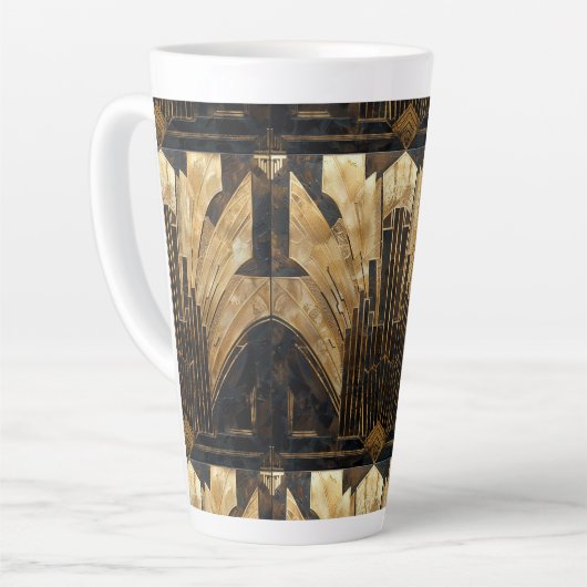Art Deco Schwarz Milchtasse (Linke Ecke)