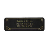 Art Deco Schwarz und Gold (Vorne)