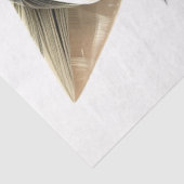 Art Deco Schwarz-weiß Feline Decoupage Seidenpapier (Ausschnitt)