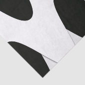 Art Deco Schwarz-Weiß Seidenpapier (Ausschnitt)