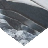 Art Deco Schwarz-Weiß-Tablette Tischdecke (Schrägansicht)