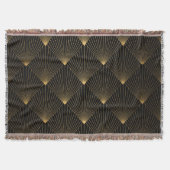 Art Deco: Schwarze Gold Elegance. Decke (Vorderseite)