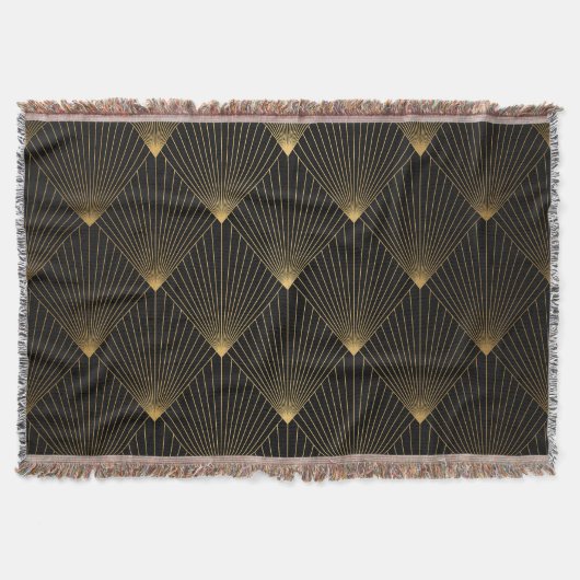 Art Deco: Schwarze Gold Elegance. Decke (Vorderseite)