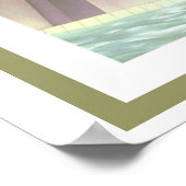 Art Deco Schwimmer Plakat 16 x 20 (Ecke)