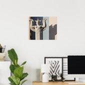 Art Deco Sculpture at the State Fair of Texas Poster (Heimbüro)