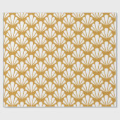 Art Deco Seamless Pattern. Geometric Floral decora Geschenkpapier (Flach)