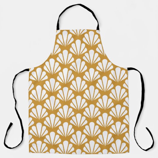 Art Deco Seamless Pattern. Geometric Floral decora Schürze (Vorderseite)