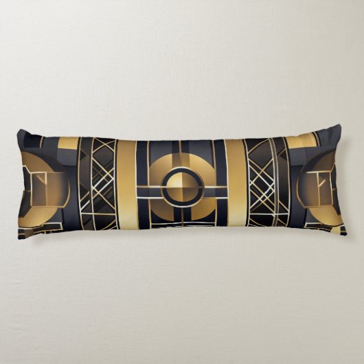 Art Deco Seitenschläferkissen (Rückseite)