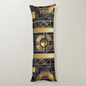 Art Deco Seitenschläferkissen (Rückseite (Vertikal))