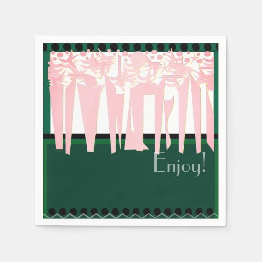 ART DECO SERVIETTE (Vorderseite)